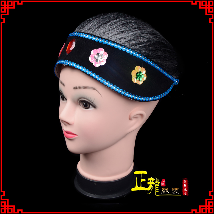 南沙群岛老旦媒婆穷老太婆假发套 老旦头套