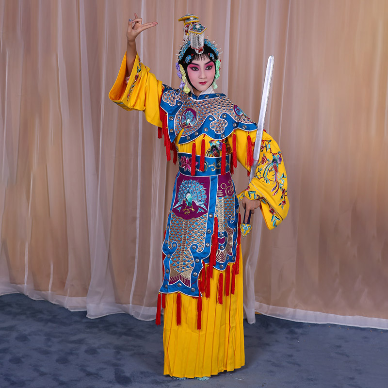 南沙群岛霸王别姬虞姬服 软绉别姬服