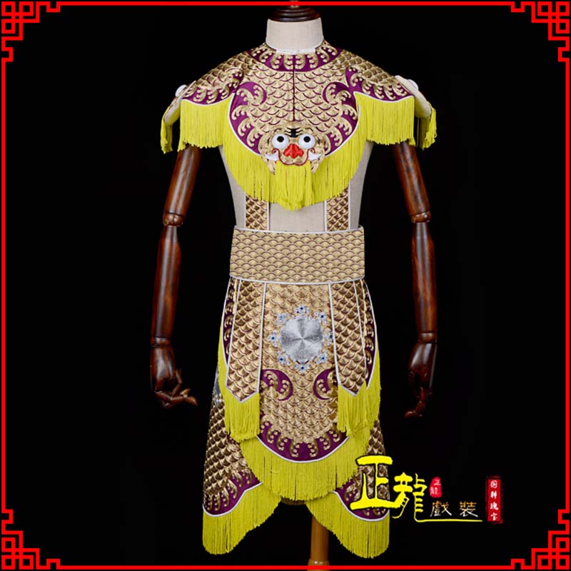 南沙群岛武将士兵云肩鱼鳞侉子